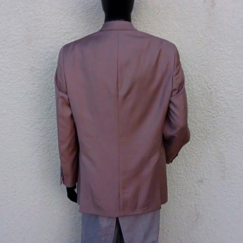 HART SCHAFFNER MARX MEN'S PURE WOOL (2) BUTTON LUXURY BLAZER (USA) - Picture 16 of 17